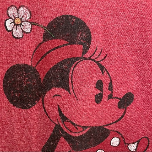 Disney Red Minnie Mouse Vintage Style T-Shirt Women’s Size Small - Picture 2 of 6